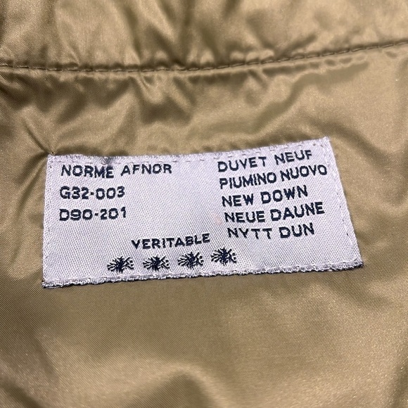 Moncler Olive Green Quilted Down Jacket Sz-0 - Picture 10 of 15